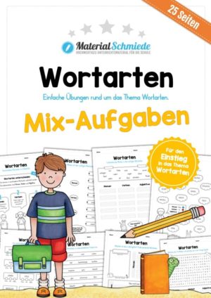 Materialpaket Wortarten (25 Arbeitsblätter)