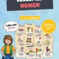Lesespiel Nomen (40 Karten)