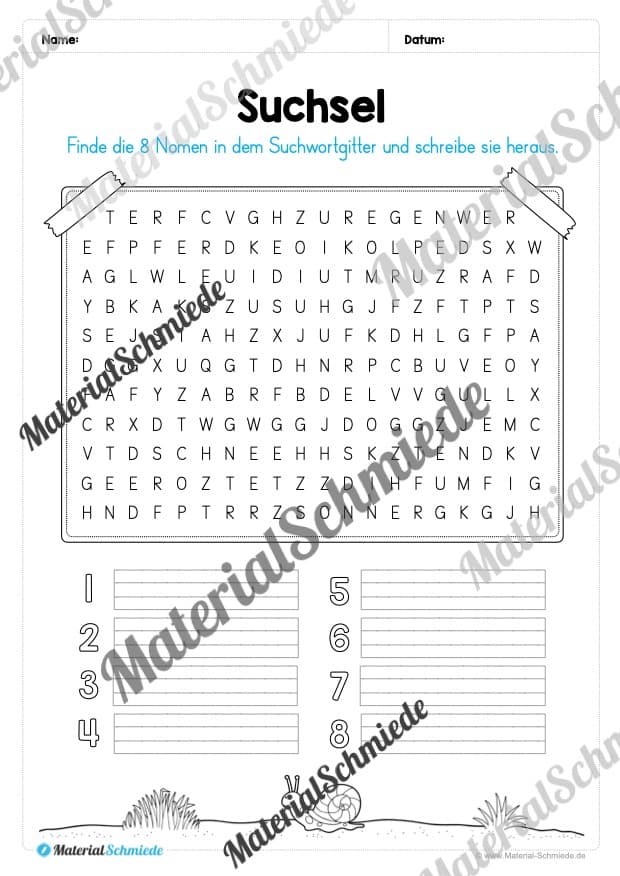 Materialpaket Nomen (Vorschau 04)