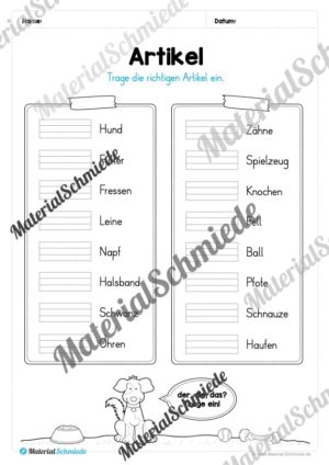 Materialpaket Nomen (Vorschau 11)