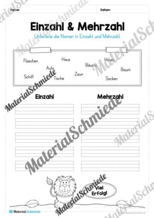 Materialpaket Nomen (Vorschau 15)