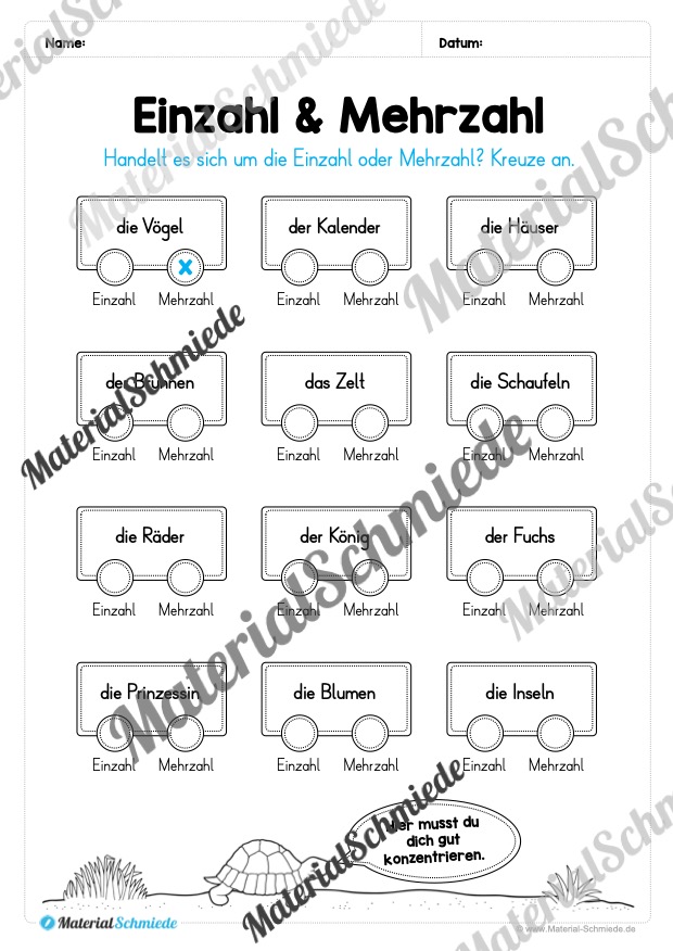 Materialpaket Nomen (Vorschau 16)