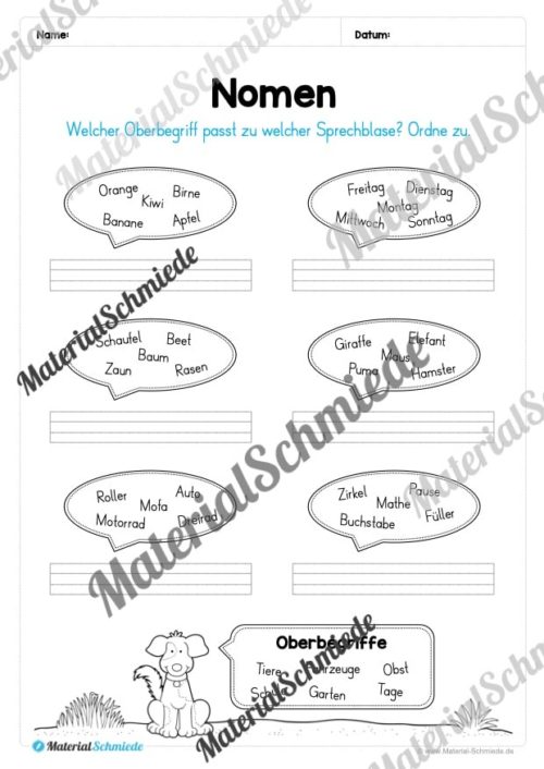 Materialpaket Nomen (Vorschau 21)
