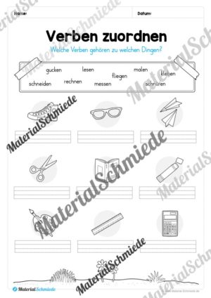 Materialpaket Verben (Vorschau 07)