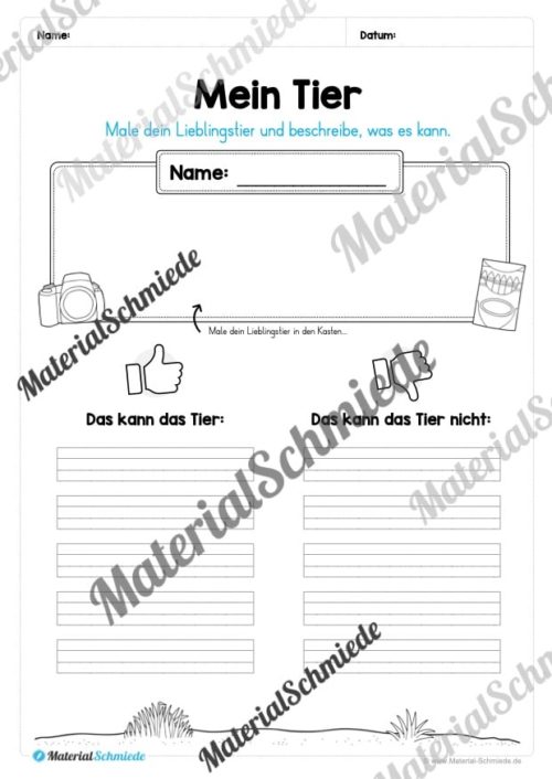 Materialpaket Verben (Vorschau 10)