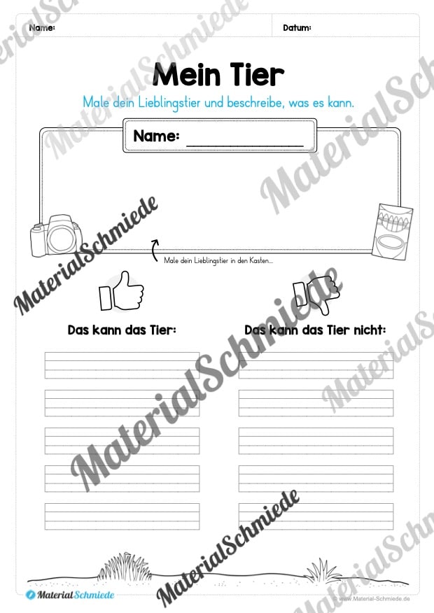 Materialpaket Verben (Vorschau 10)