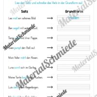 Materialpaket Verben (Vorschau 19)