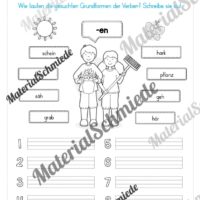 Materialpaket Verben (Vorschau 20)