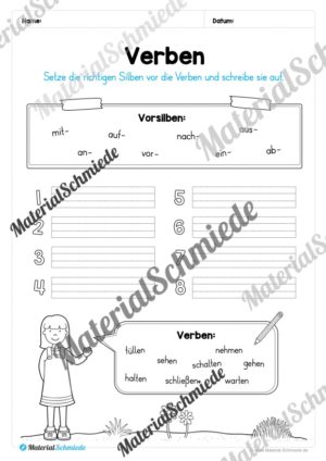 Materialpaket Verben (Vorschau 30)