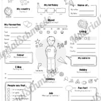 Steckbrief: All about me! - Für Jungs (Vorschau 01)