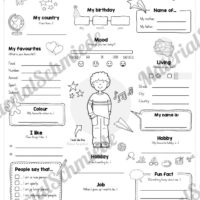 Steckbrief: All about me! - Für Jungs (Vorschau 02)