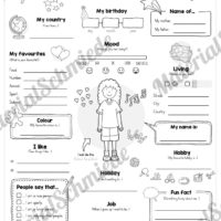 Steckbrief: All about me! - Für Mädchen (Vorschau 02)