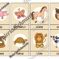 Tiere / Animals: 32 Bildkarten auf Englisch (Vorschau 02)