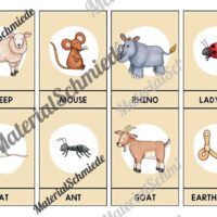 Tiere / Animals: 32 Bildkarten auf Englisch (Vorschau 04)