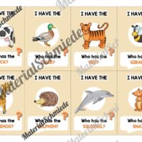 Tiere / Animals: Lesespiel auf Englisch (Vorschau 03)