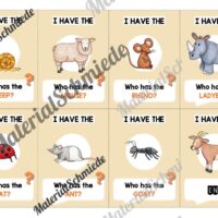 Tiere / Animals: Lesespiel auf Englisch (Vorschau 04)