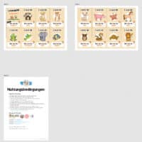 Tiere / Animals: Lesespiel auf Englisch (Überblick)