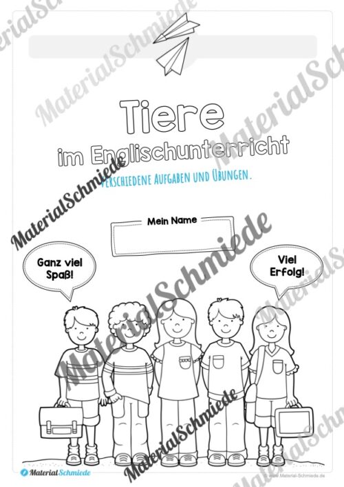 Thema Tiere / Animals im Englischunterricht (Vorschau 01)