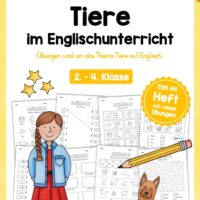 Thema Tiere / Animals im Englischunterricht (11 Arbeitsblätter)