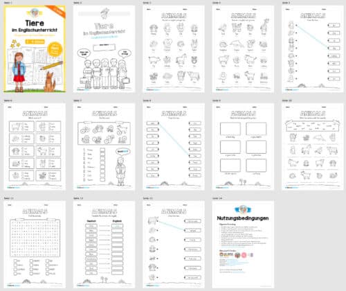 Thema Tiere / Animals im Englischunterricht (Überblick)