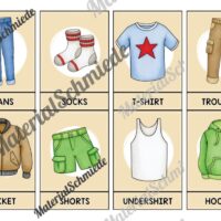 Kleidung / Clothes: 32 Bildkarten auf Englisch (Vorschau 01)