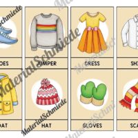 Kleidung / Clothes: 32 Bildkarten auf Englisch (Vorschau 02)
