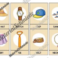 Kleidung / Clothes: 32 Bildkarten auf Englisch (Vorschau 04)