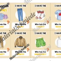 Kleidung / Clothes: Lesespiel auf Englisch (Vorschau 01)