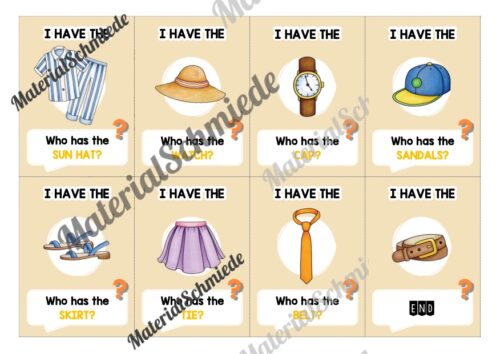 Kleidung / Clothes: Lesespiel auf Englisch (Vorschau 04)