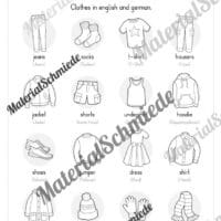 Thema Kleidung / Clothes im Englischunterricht (Vorschau 02)
