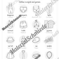 Thema Kleidung / Clothes im Englischunterricht (Vorschau 03)
