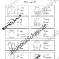 Thema Kleidung / Clothes im Englischunterricht (Vorschau 05)