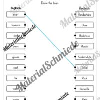 Thema Kleidung / Clothes im Englischunterricht (Vorschau 09)