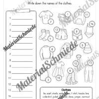 Thema Kleidung / Clothes im Englischunterricht (Vorschau 10)