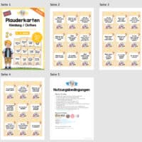 Kleidung / Clothes: Plauderkarten auf Englisch (Überblick)