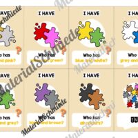 Farben / Colours: Lesespiel auf Englisch (Arbeitsblatt 04)