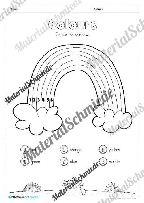 Thema Farben im Englischunterricht (Vorschau 06)