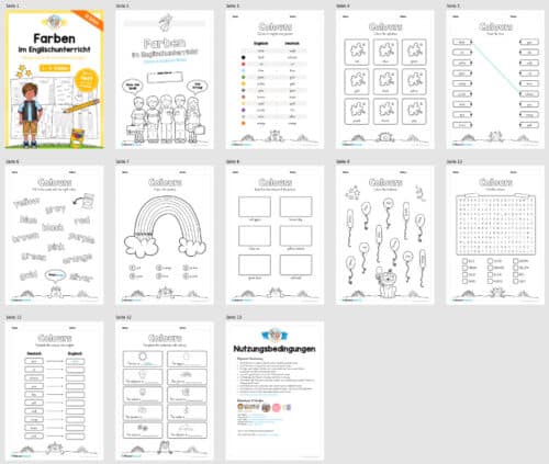 Thema Farben im Englischunterricht (Überblick)
