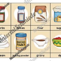 Arround Meals: Bildkarten auf Englisch (Arbeitsblatt 02)