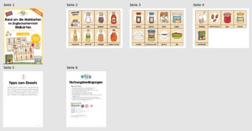 Arround Meals: Bildkarten auf Englisch (Überblick)