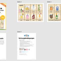 Getränke / Drinks: Bildkarten auf Englisch (Überblick)