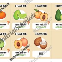 Gemüse / Vegetables: Lesespiel auf Englisch (Arbeitsblatt 03)