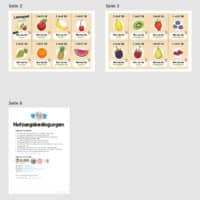 Gemüse / Vegetables: Lesespiel auf Englisch (Überblick)