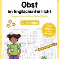 Materialpaket Obst / Fruits (19 Arbeitsblätter)