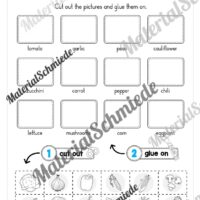 Gemüse (Vegetables) im Englischunterricht (Arbeitsblatt 20)