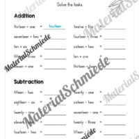 Zahlen im Englischunterricht: 10-20 (Vorschau 14)