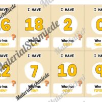 Zahlen / Numbers: Lesespiel auf Englisch (Vorschau 02)