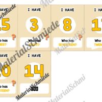 Zahlen / Numbers: Lesespiel auf Englisch (Vorschau 03)