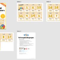 Zahlen / Numbers: Lesespiel auf Englisch (Überblick)