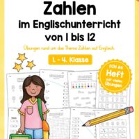 Zahlen im Englischunterricht: 1-12 (13 Arbeitsblätter)